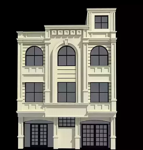 The building is classic for the district