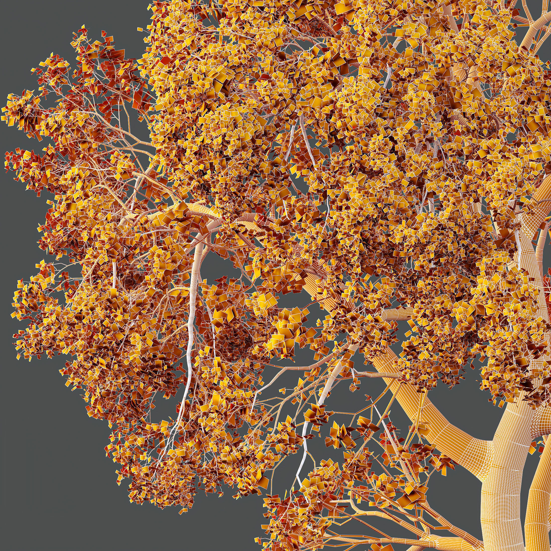 12 Different SETS of Plant Tree SET VOL158 3D Model Collection_42