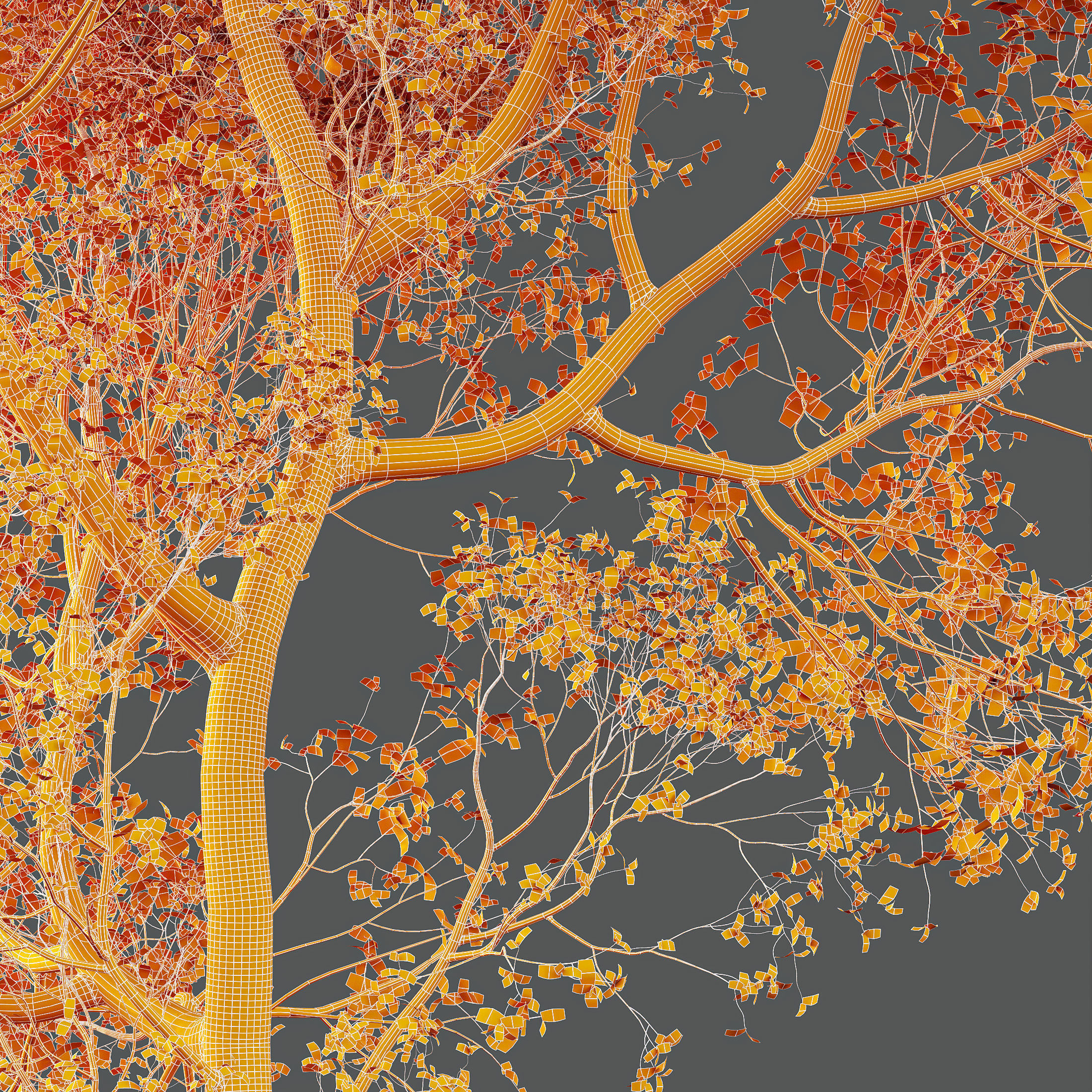 12 Different SETS of Plant Tree SET VOL158 3D Model Collection_50