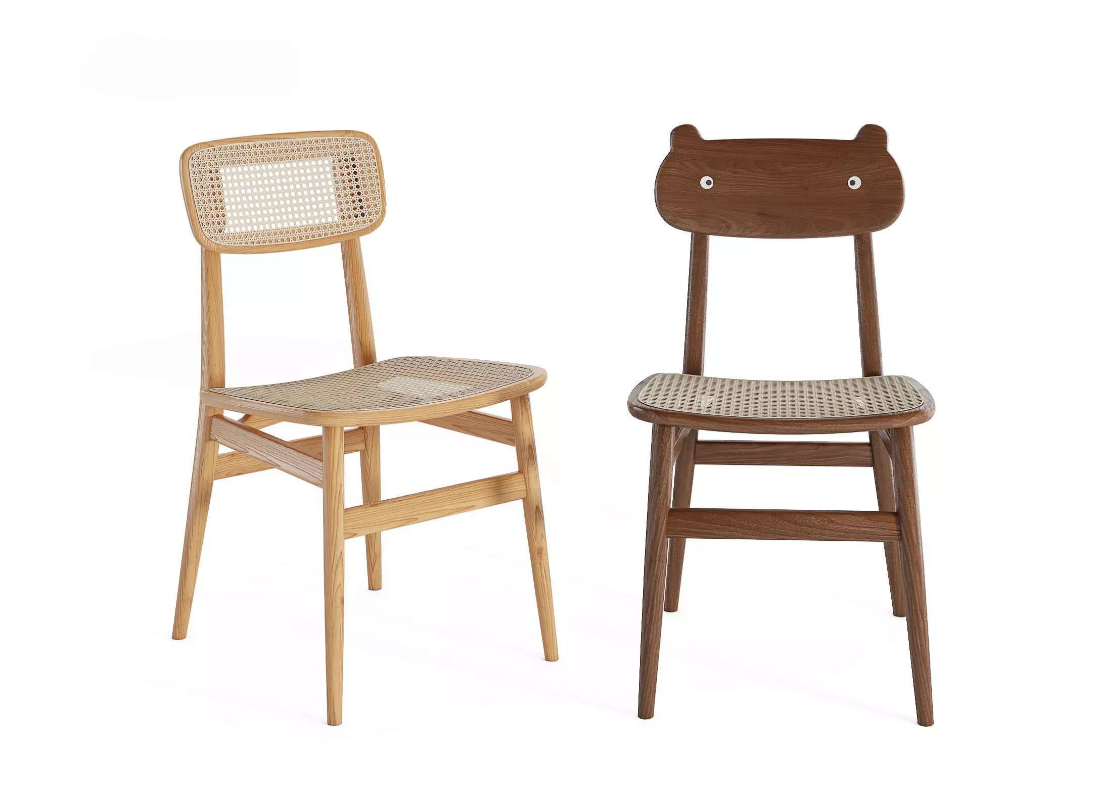 Nordic chair 3D model_0