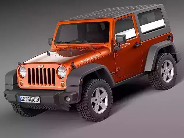 Jeep Wrangler Rubicon 2012 3D Model 3D model