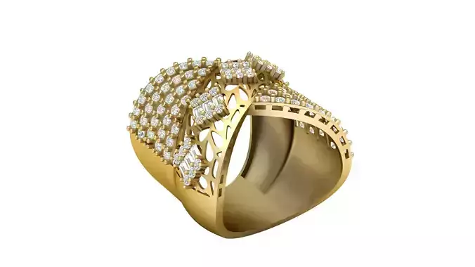 ENGAGEMENT JEWELRY RING 3D PRINTABLE MODEL