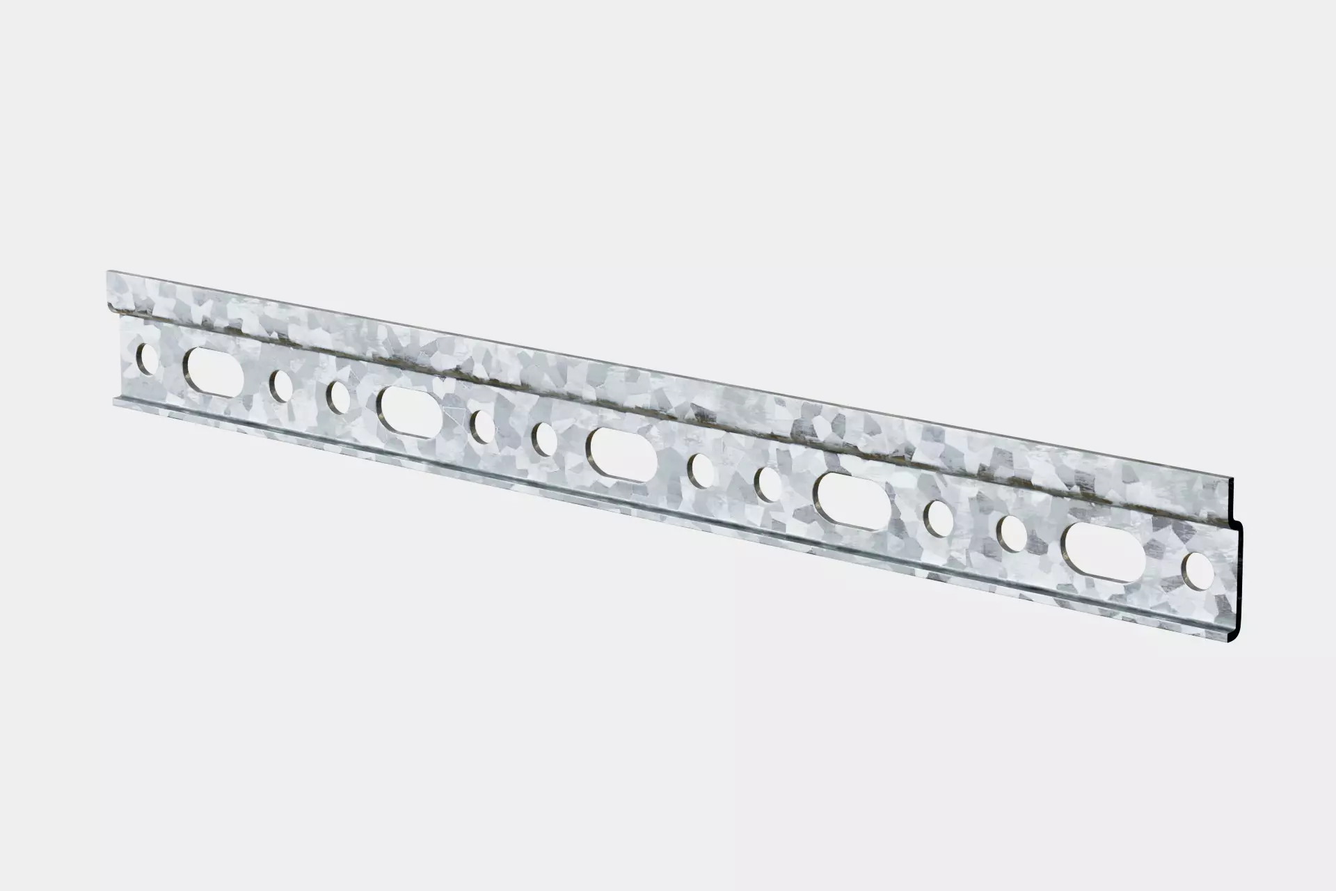 Hanging rail 3D model_0