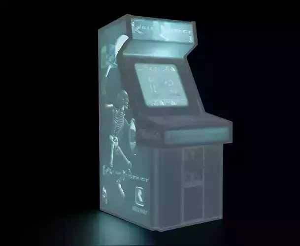 Killer Instinct Arcade Cabinet with Lithophane 3D print model