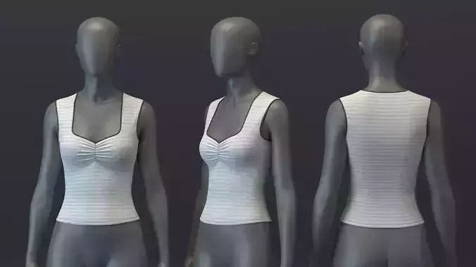 Sweetheart Knit Tank Top