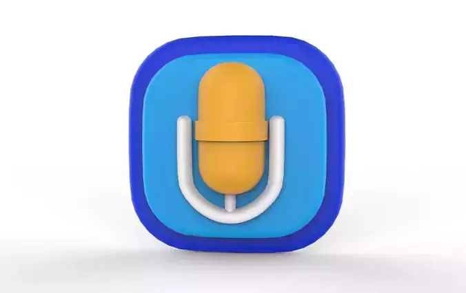 microphone model 3D model