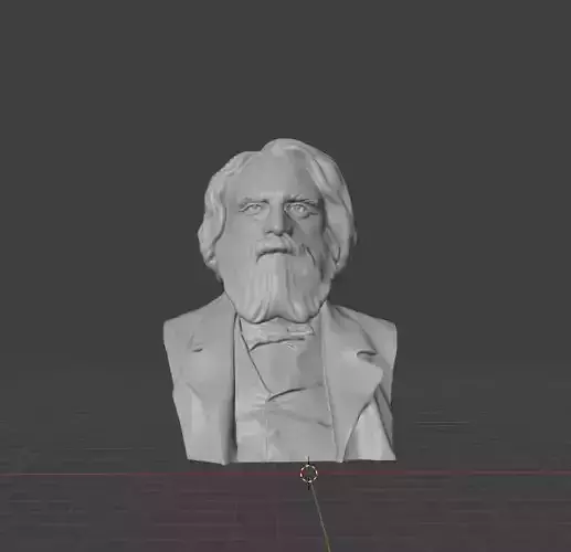 Henry Wadsworth Longfellow 3D print model