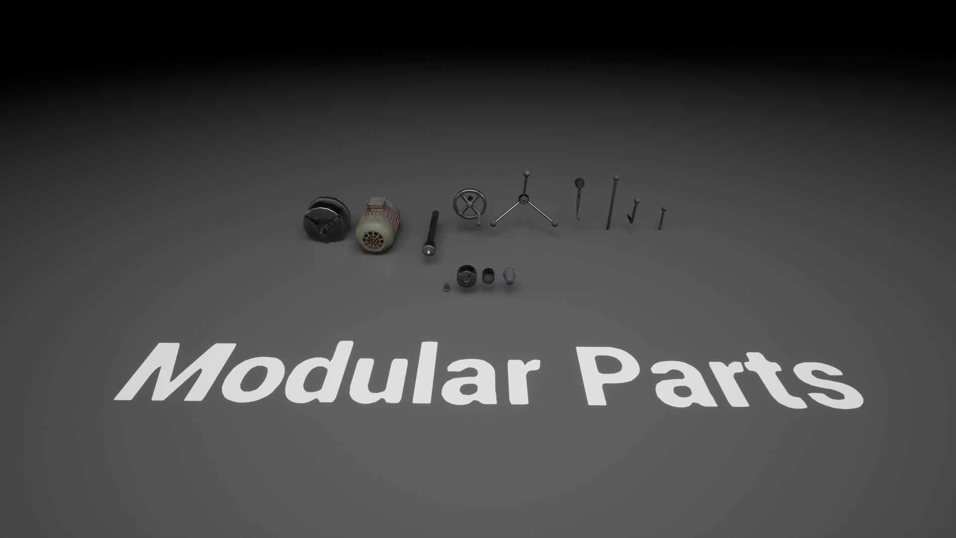 Post Soviet Industrial Machines - UE5 Low-poly 3D model_5