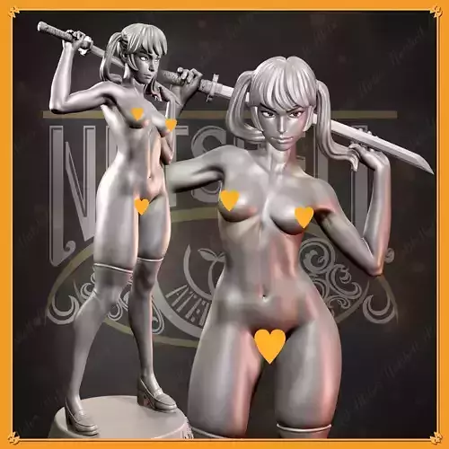 Nutshell Atelier - High school girl - NSFW 3D print model