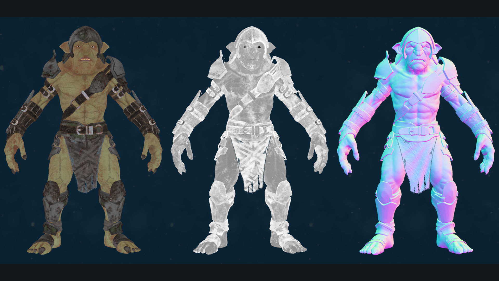Creature pack 01 Low-poly 3D model_35