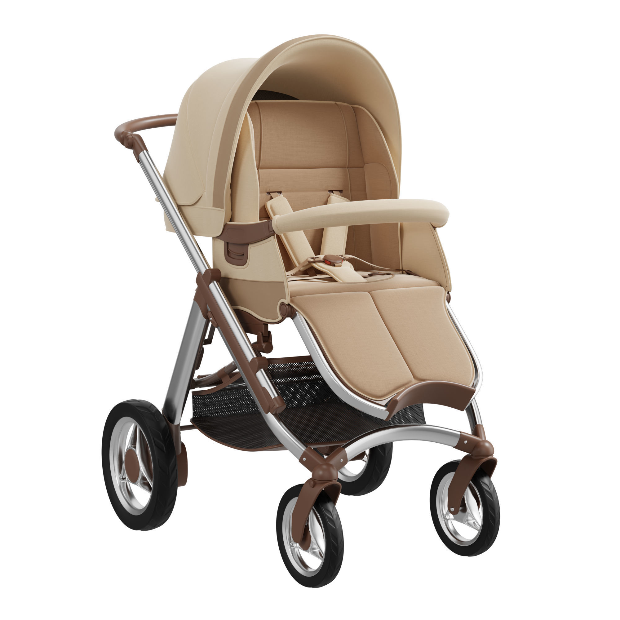 Evolution stroller 3D model_1