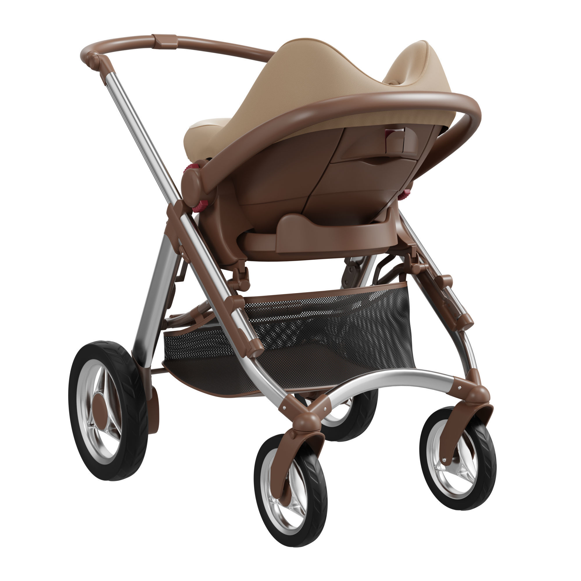Evolution stroller 3D model_6