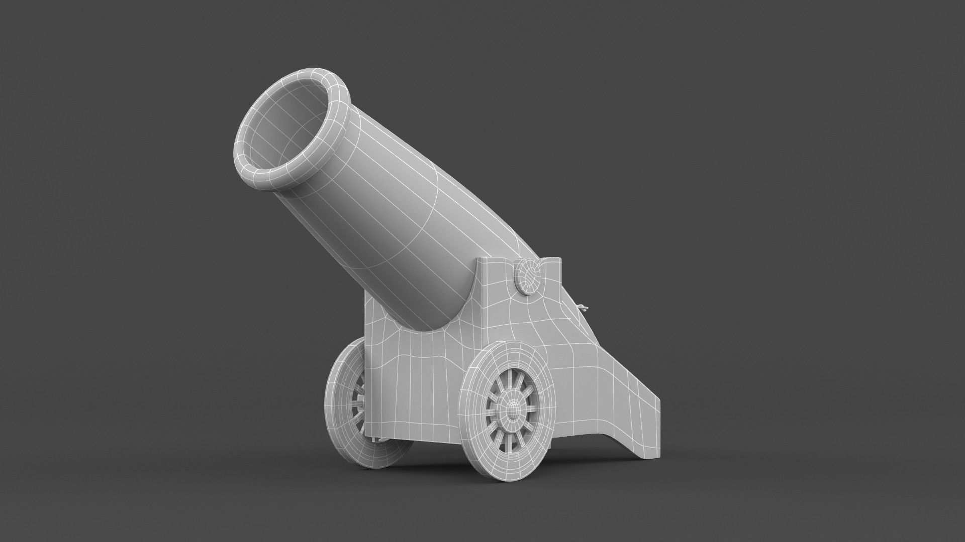 Circus Cannon 3D model_6