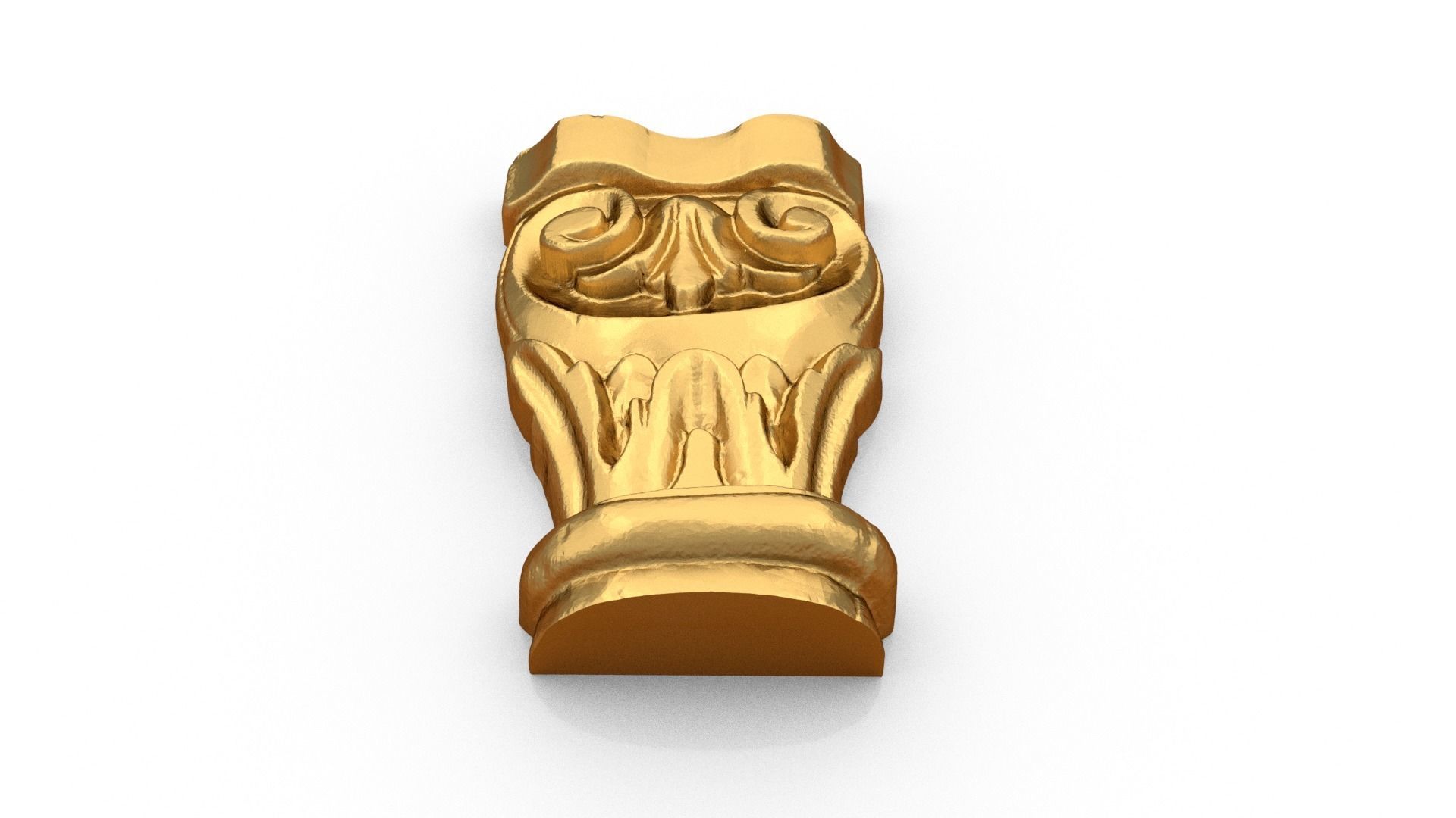 Classic carved decor ornament 497 3D print model_3