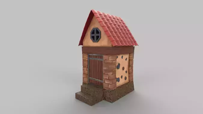 stylized house