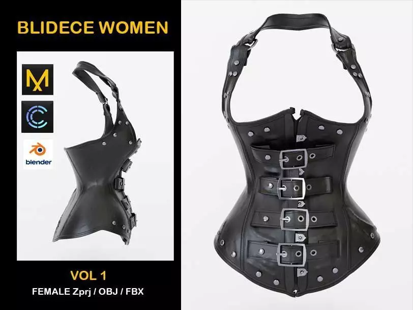 BLIDECE Low-poly 3D model_0