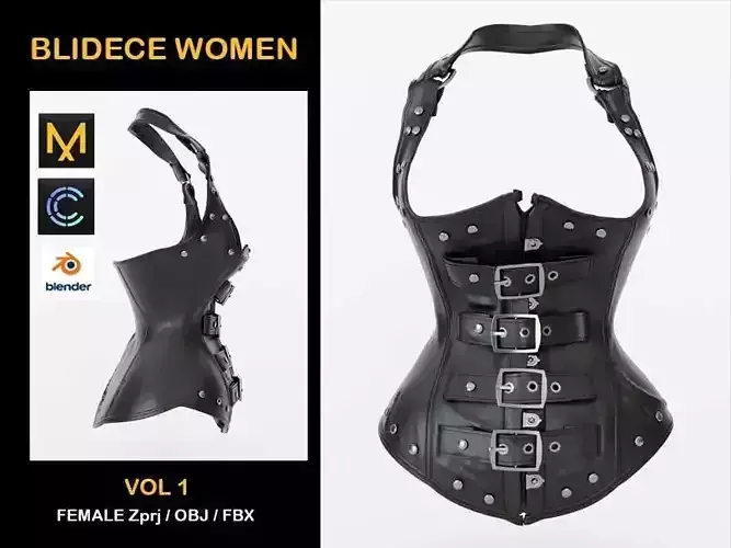 BLIDECE Low-poly 3D model