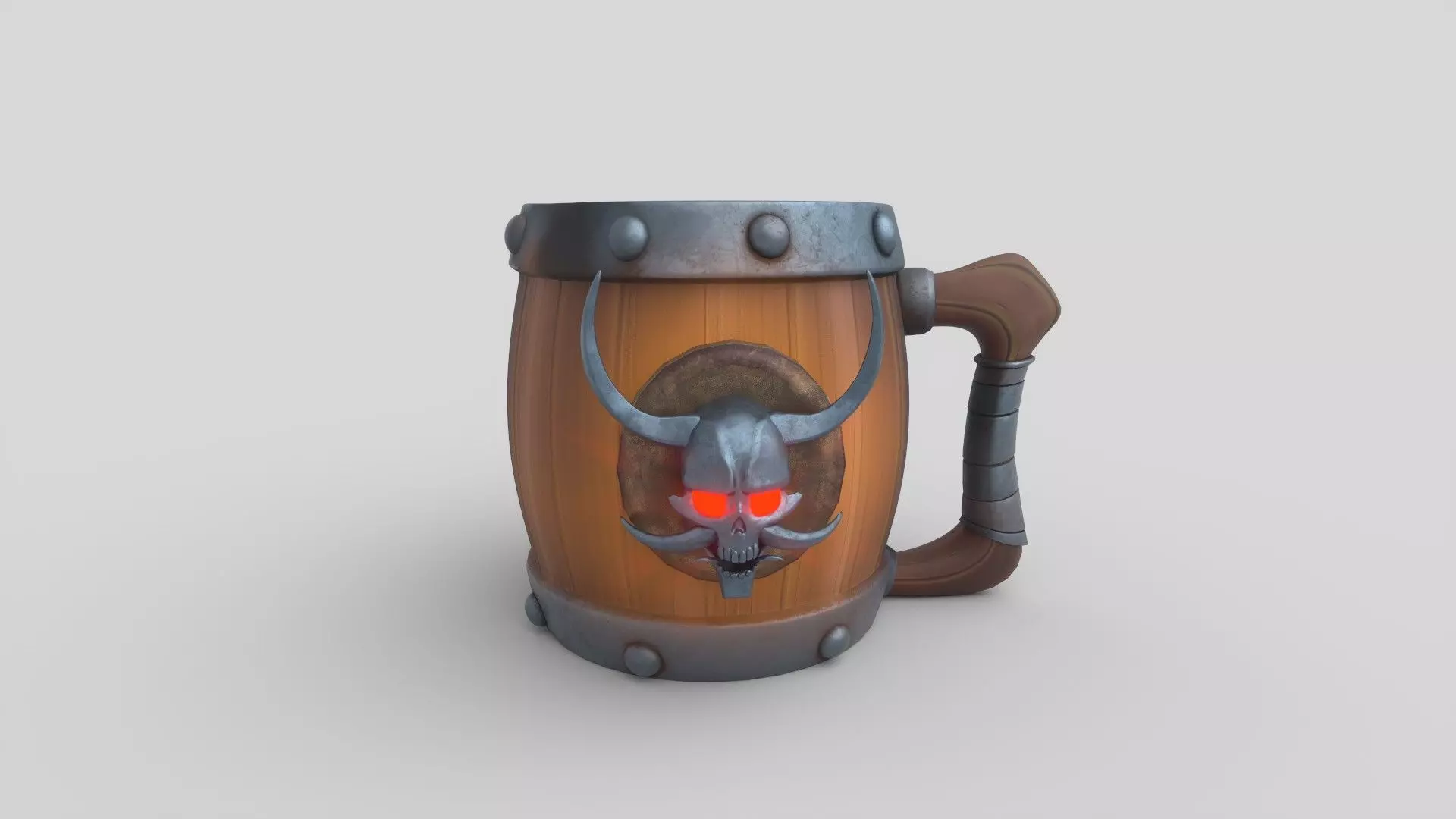 Stylized mug 3D model_0