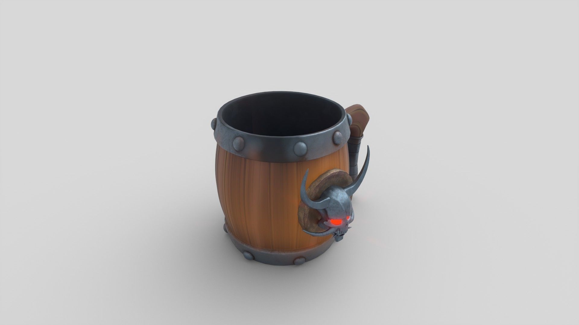 Stylized mug 3D model_4