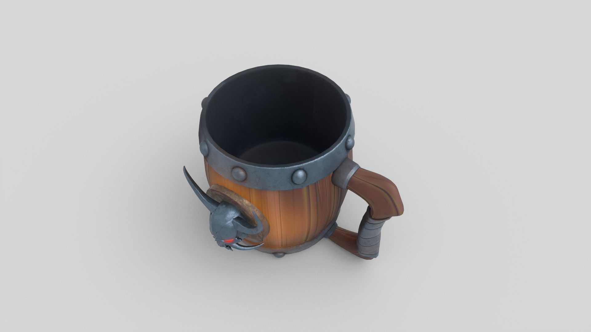 Stylized mug 3D model_2