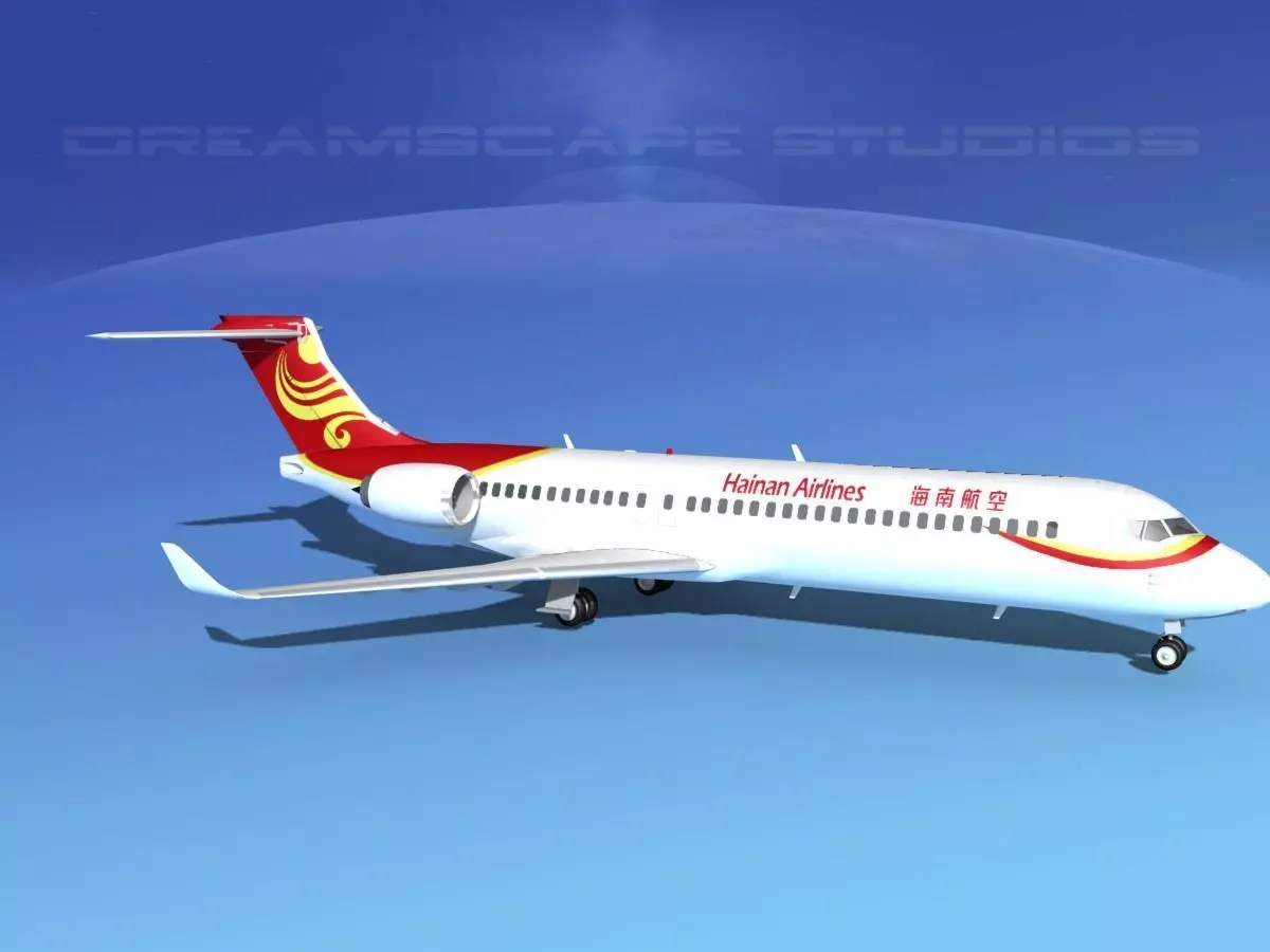 Comac ARJ21-700 Hainan Airlines 3D model_0