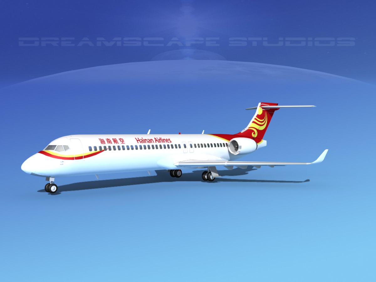 Comac ARJ21-700 Hainan Airlines 3D model_1