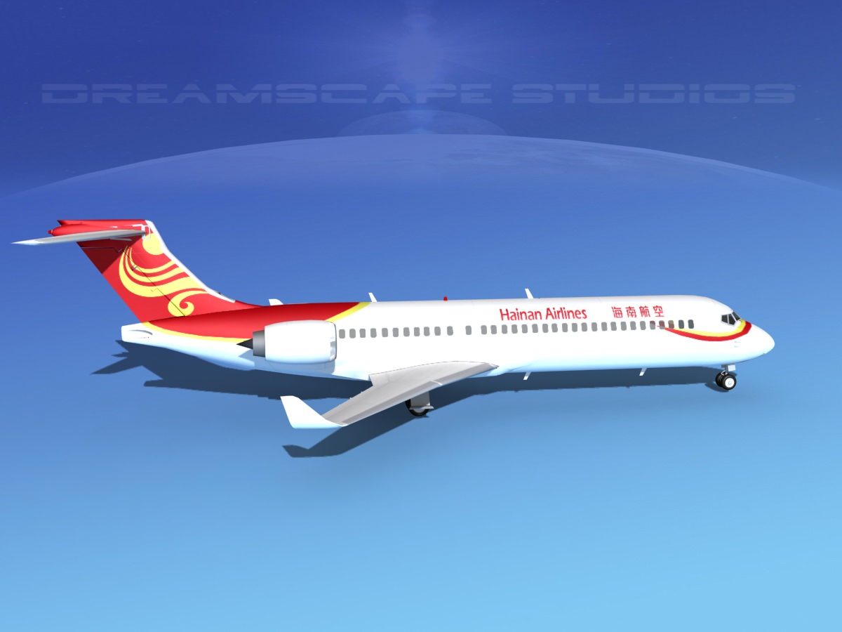 Comac ARJ21-700 Hainan Airlines 3D model_4