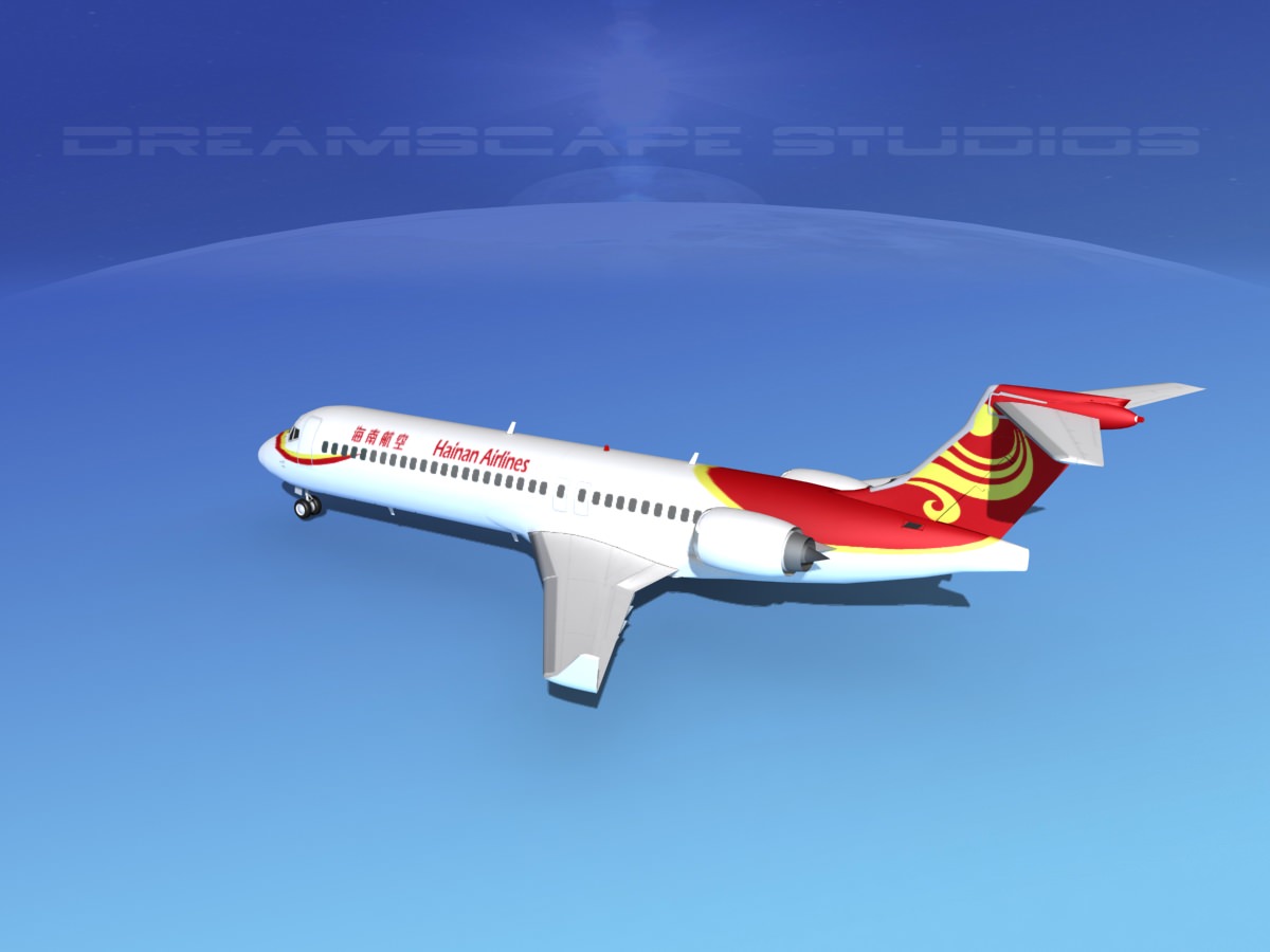 Comac ARJ21-700 Hainan Airlines 3D model_8