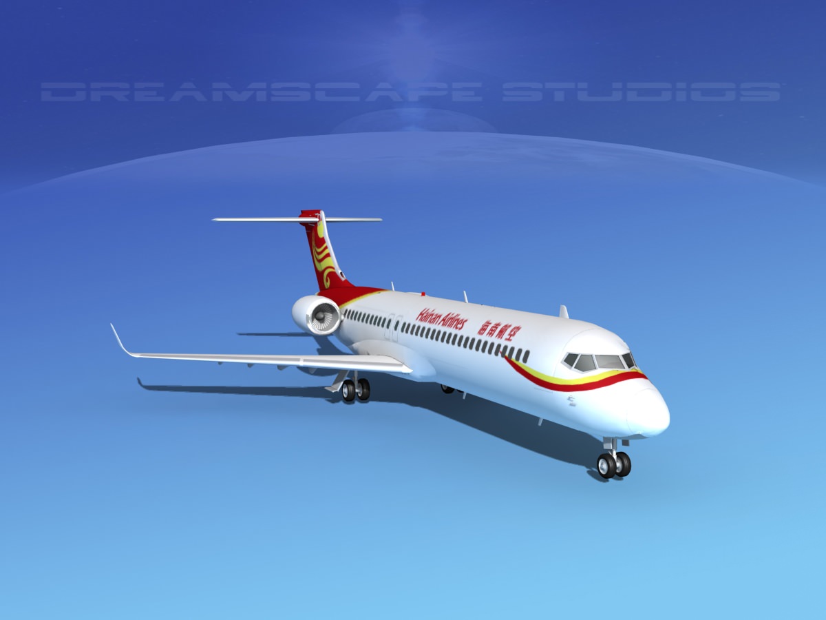 Comac ARJ21-700 Hainan Airlines 3D model_3