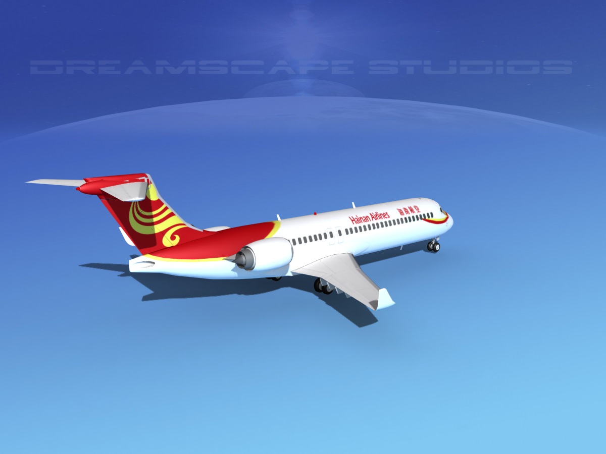 Comac ARJ21-700 Hainan Airlines 3D model_5