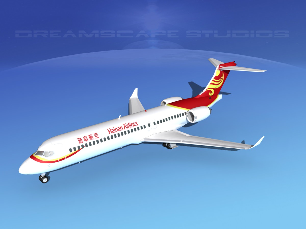Comac ARJ21-700 Hainan Airlines 3D model_10
