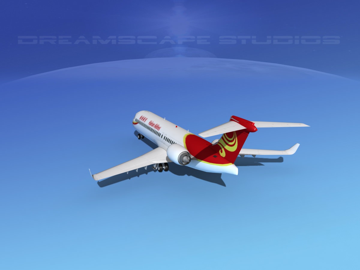 Comac ARJ21-700 Hainan Airlines 3D model_7