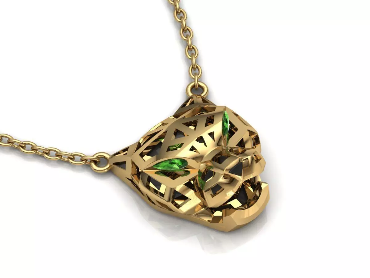 Panthere pendant 3D print model