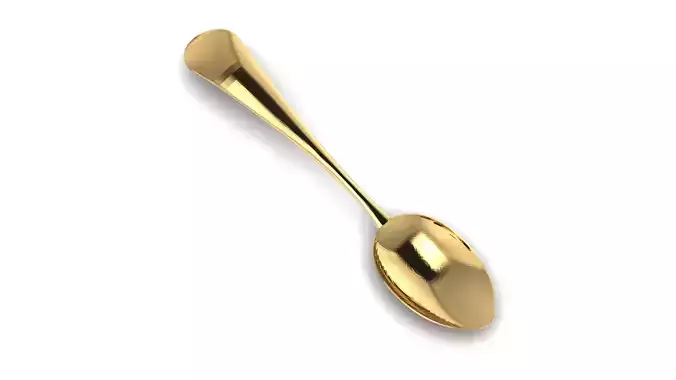 Gold Spoon 3d Printable Model
