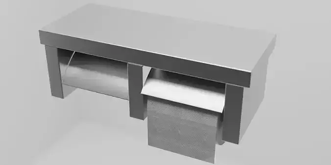 wall mounted toilet roll holder