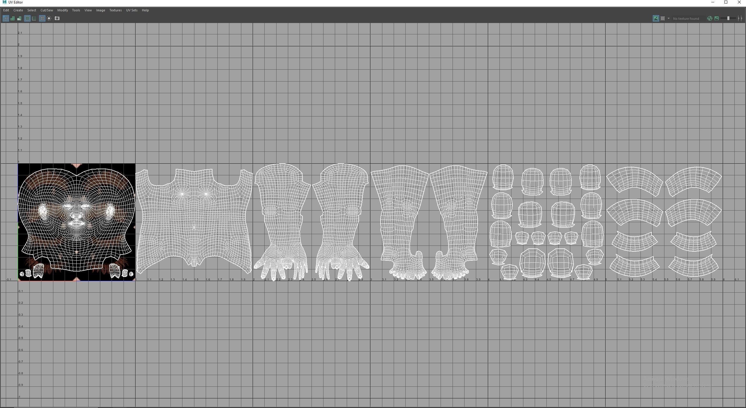 Game Cartoon Sexy Girl Character rigged 3D model_22