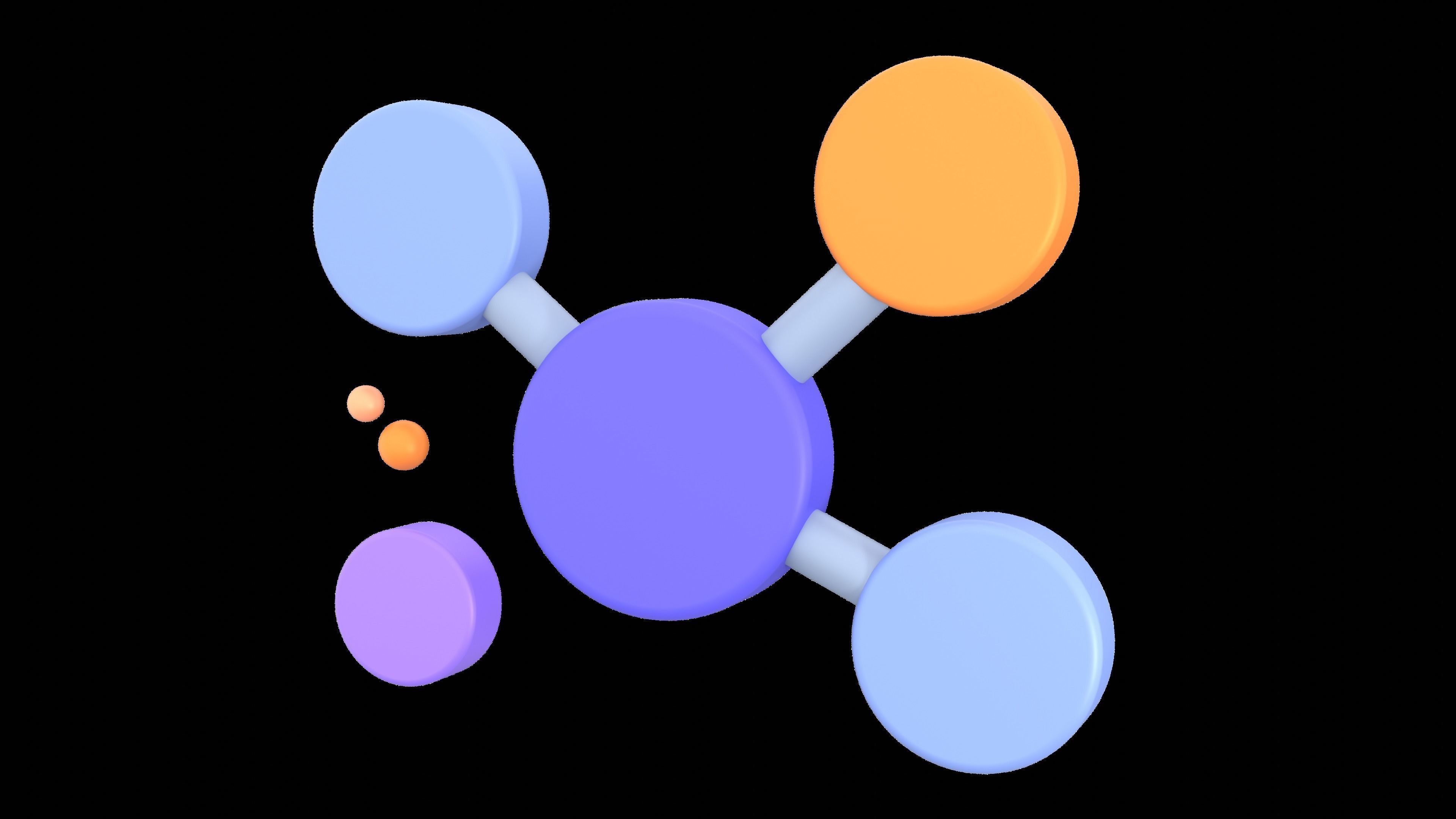  Chart and Statistic 3d Icon set Data icon Model Low-poly model  Low-poly 3D model_18