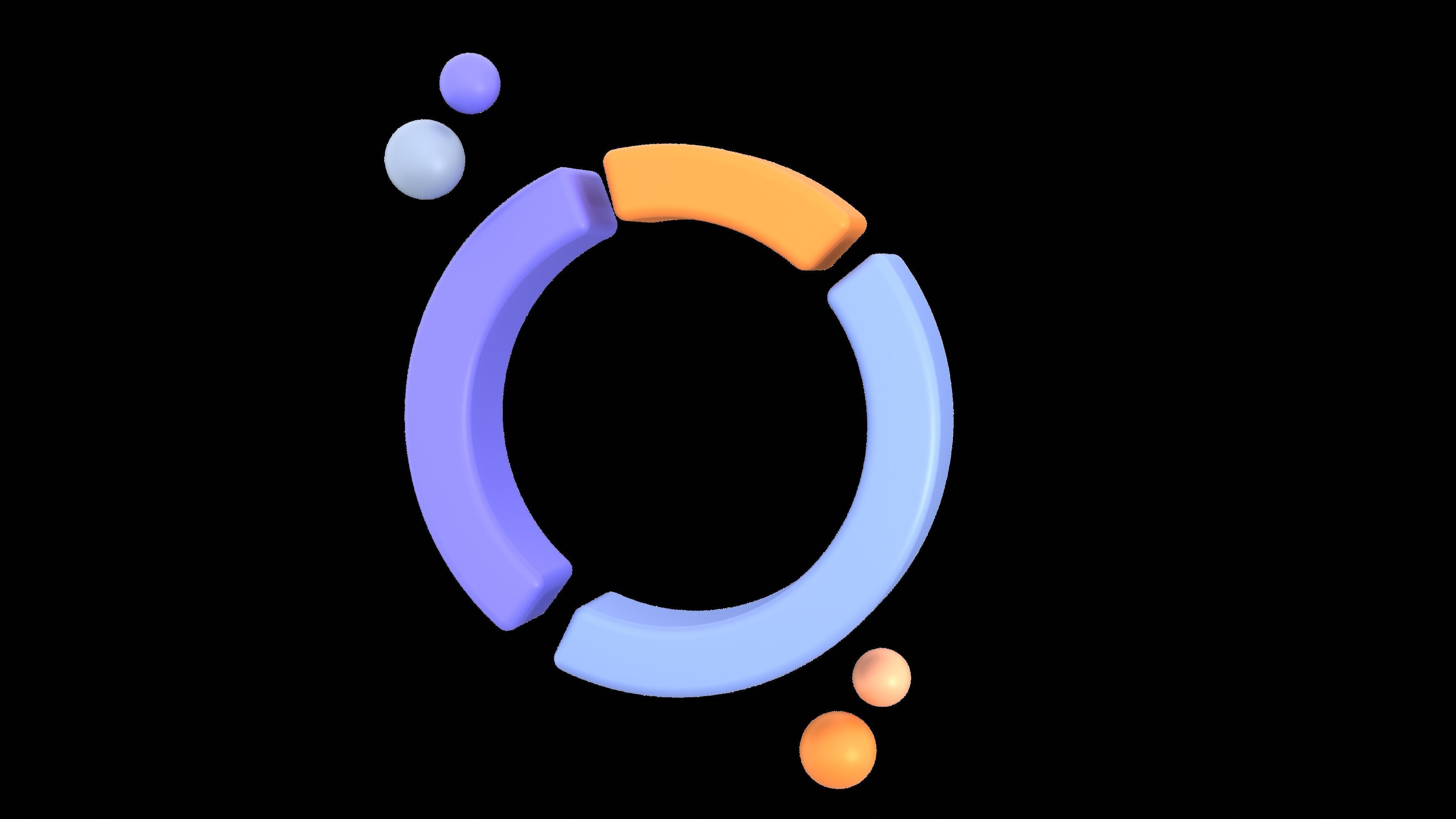  Chart and Statistic 3d Icon set Data icon Model Low-poly model  Low-poly 3D model_9