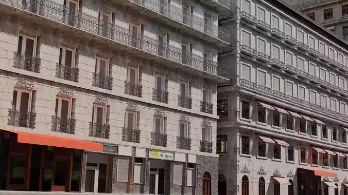 SuperBuilding V 1 Geometry Nodes Building Generator