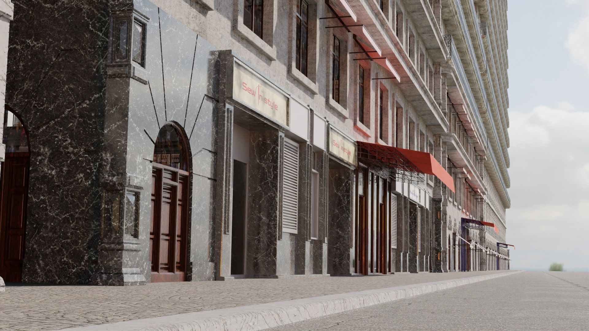 SuperBuilding V 1 Geometry Nodes Building Generator 3D model_9