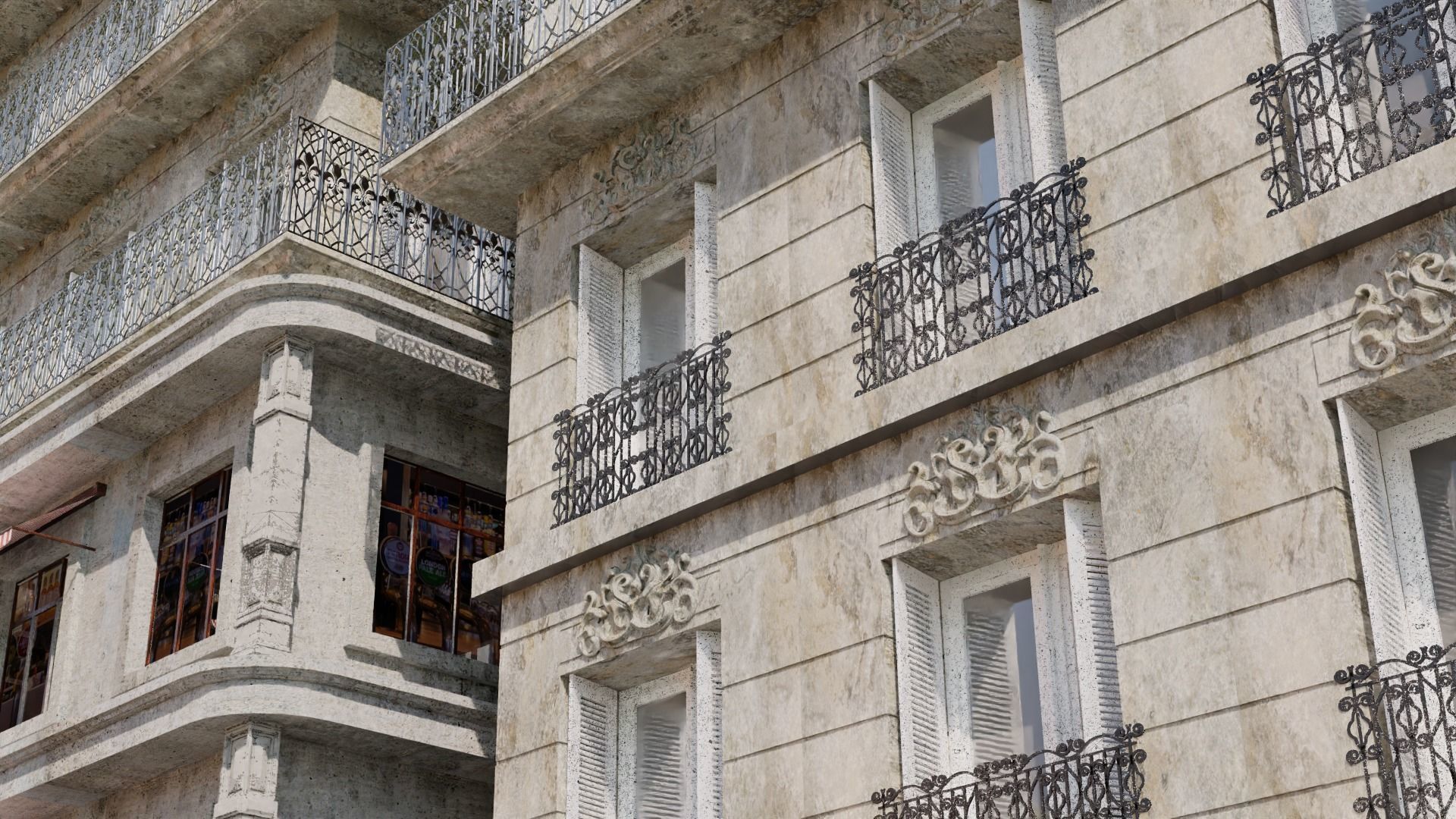 SuperBuilding V 1 Geometry Nodes Building Generator 3D model_12