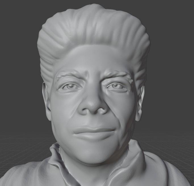Maya Angelou 3D print model_13