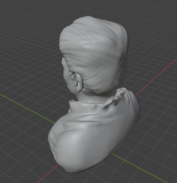 Maya Angelou 3D print model_3