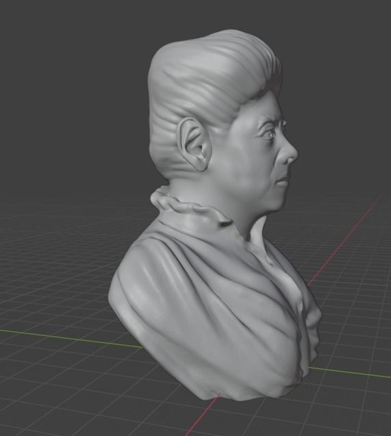 Maya Angelou 3D print model_2