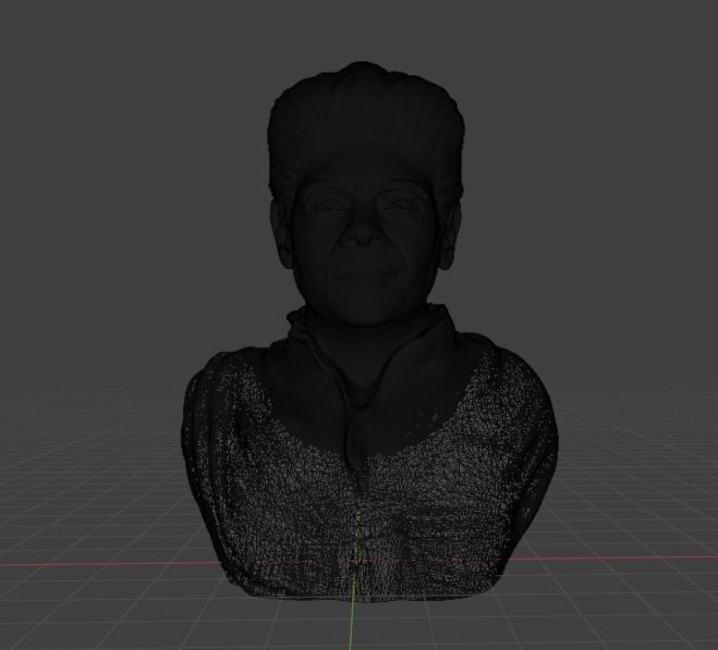 Maya Angelou 3D print model_17