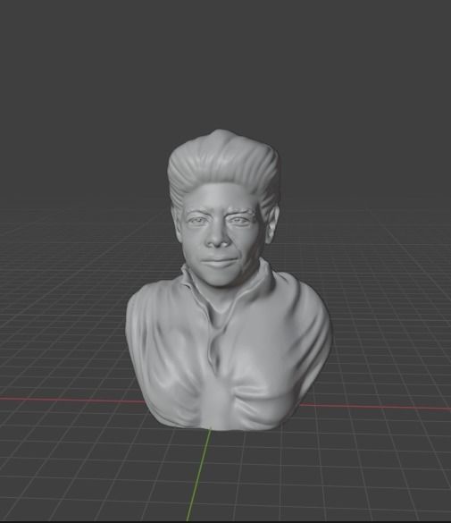 Maya Angelou 3D print model_15