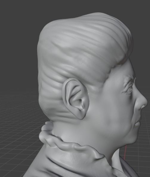 Maya Angelou 3D print model_11