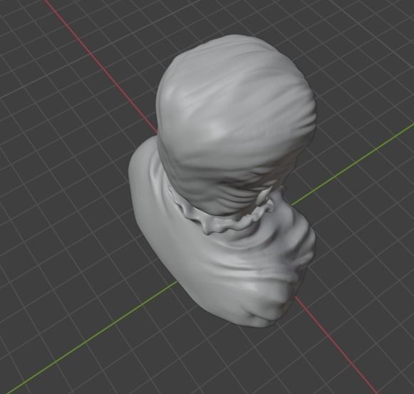 Maya Angelou 3D print model_6