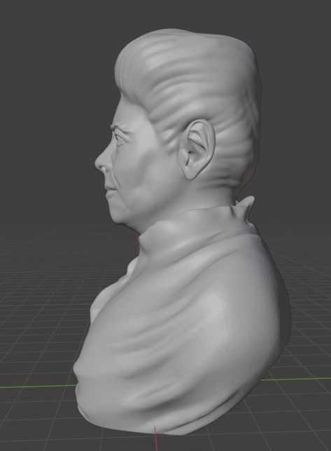 Maya Angelou 3D print model_8