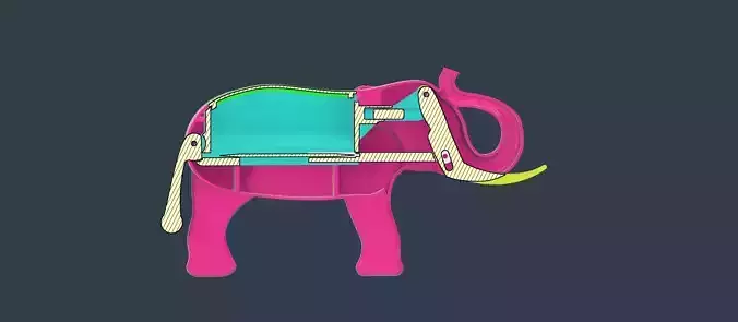 ELEPHANT TOOTHPICKS 3D print model